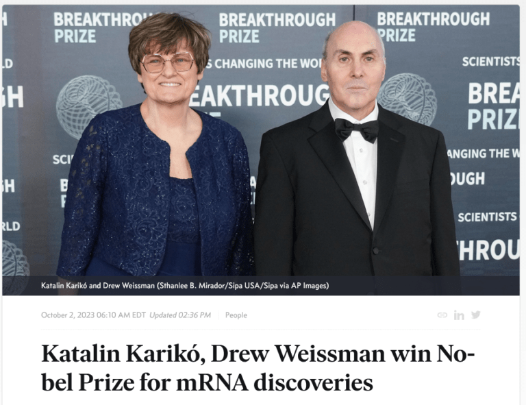RNA,Prix Nobel