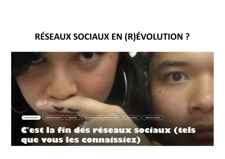 réseaux sociaux
