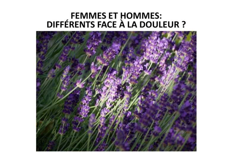 240613 hommes et femmes différents devant la douleur