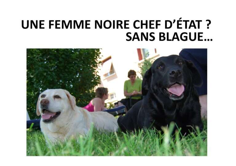 240722 une femme noire chef d’état sans blague