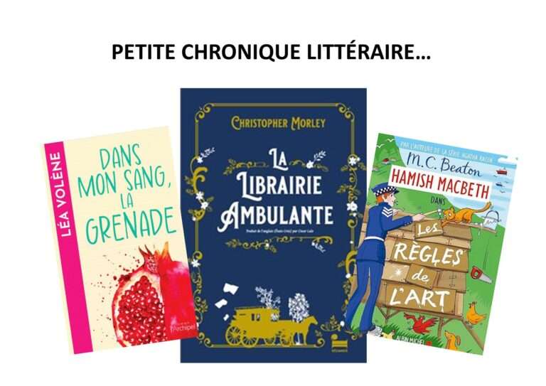 240805 petite chronique littéraire