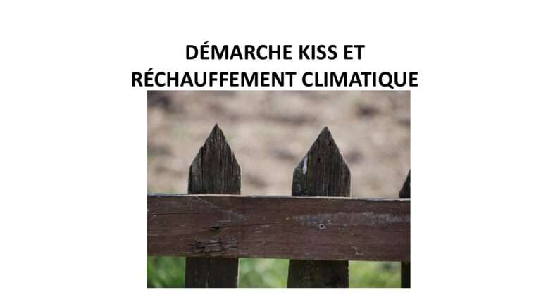 250318 démarche kiss et réchauffement climatique